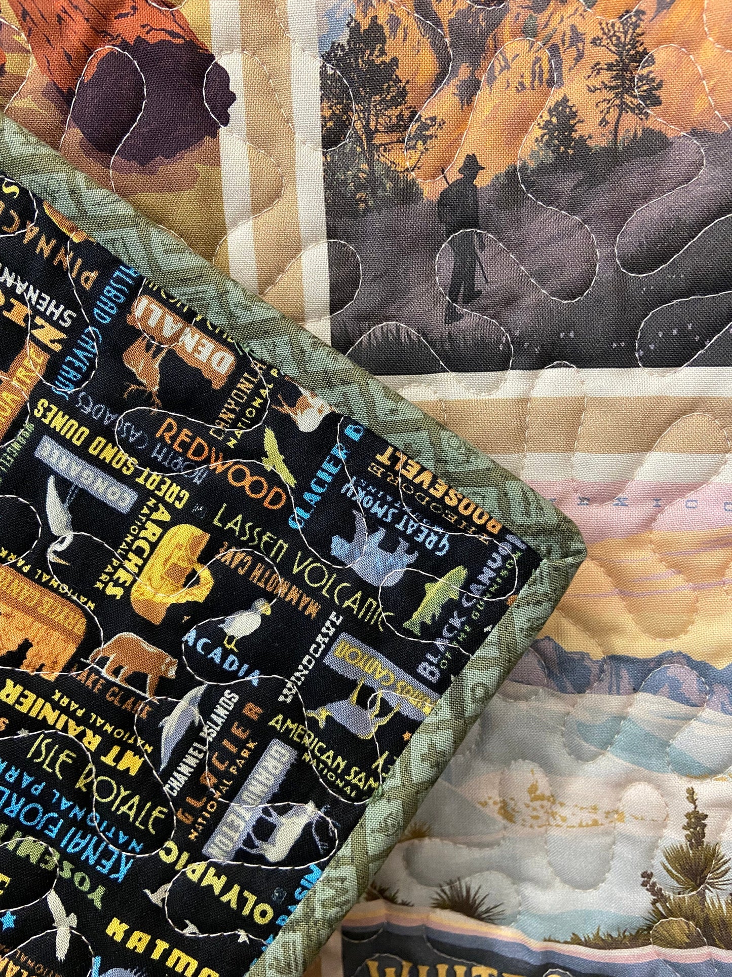 National Parks Quilt - Handmade!