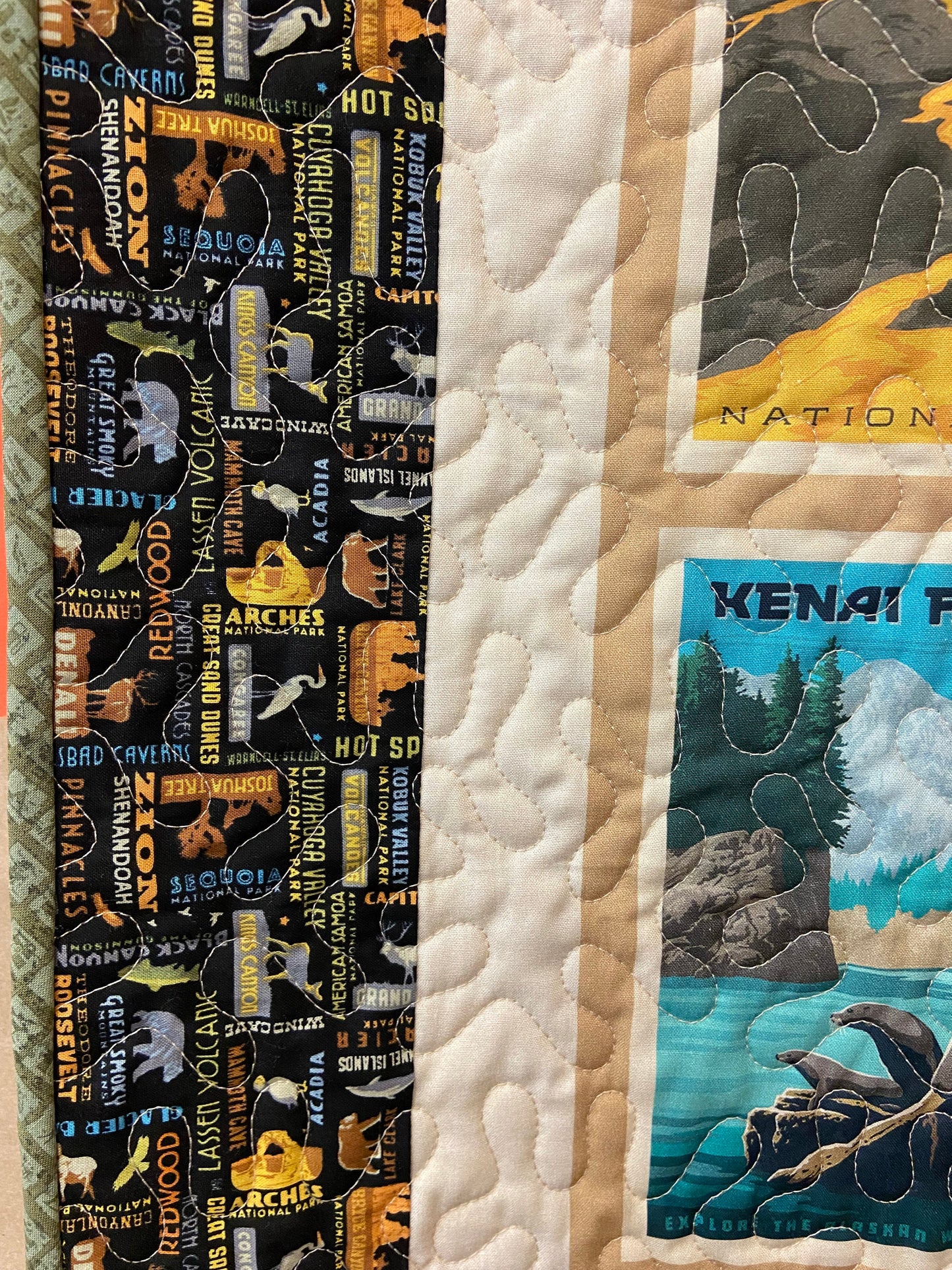 National Parks Quilt - Handmade!